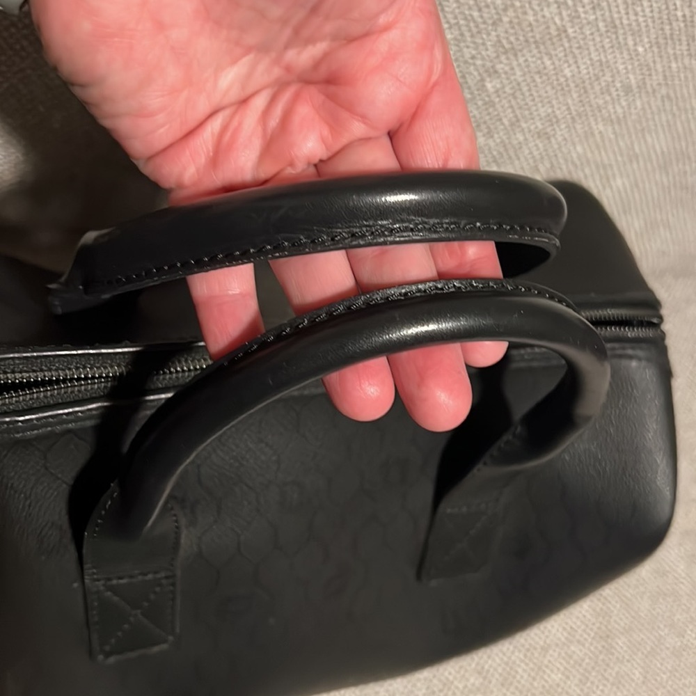 Authentic Dior Vintage Honeycomb Boston Bag Black - Picture 12 of 14